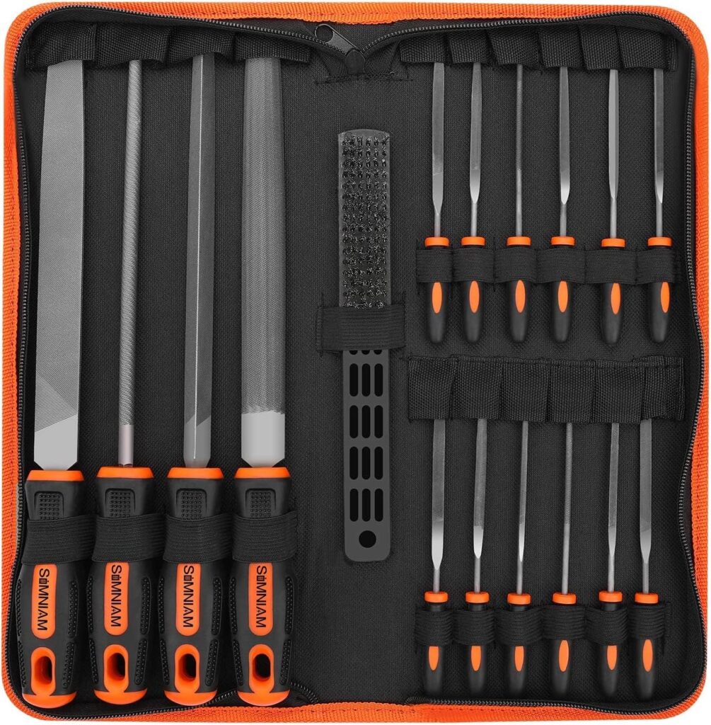 Simniam 18Pcs Professional Files Set, woodworking tools