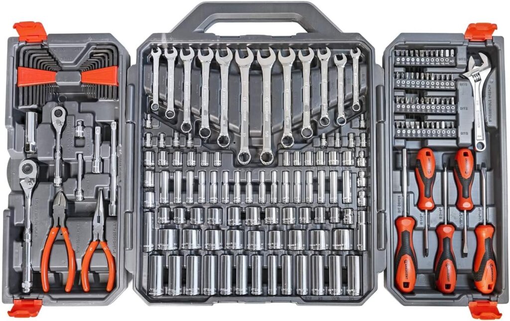 Crescent 180 Piece Professional Tool Set in Tool Storage Case - CTK180